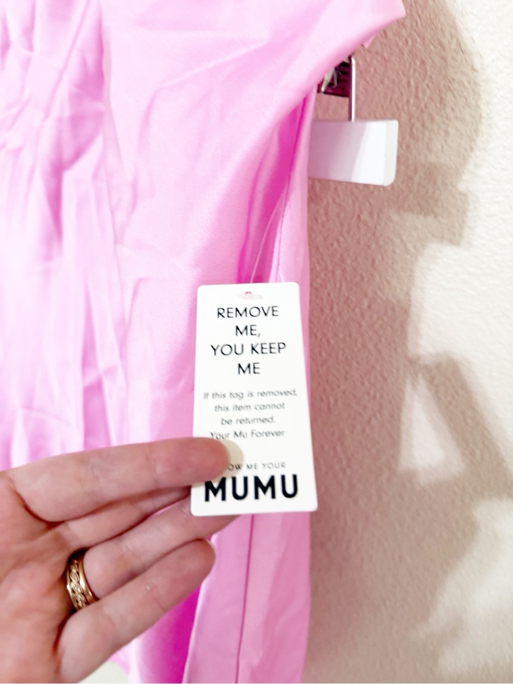 Show Me Your Mumu Jasmine Halter Mini Dress in Pink Luxe Satin Size Large $148 - Picture 7 of 11